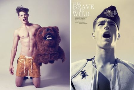 FASHION PHOTOGRAPHY: FRANCISCO LACHOWSKI & PAOLO ANCHISI IN "THE BRAVE & THE WILD" BY SAN SIERRA