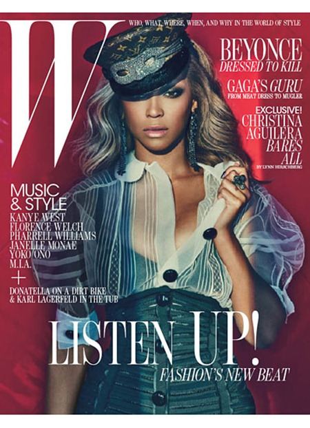 W MAGAZINE: BEYONCE KNOWLES BY PHOTOGRAPHER PATRICK DEMARCHELIER