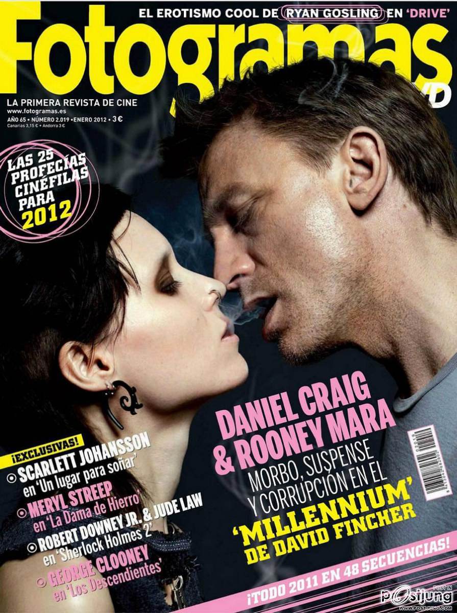 Rooney Mara & Daniel Craig @ Fotogramas Spain January 2012