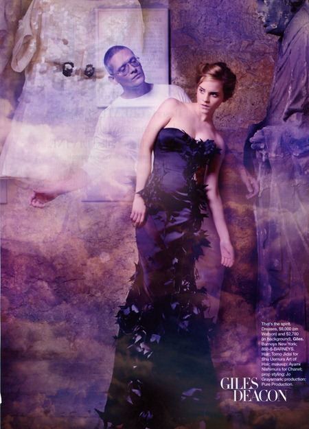 STYLE REWIND: EMMA WATSON IN "THE MAGIC OF FASHION" FOR HARPER'S BAZAAR UK, 2008 BY PHOTOGRAPHER SIM