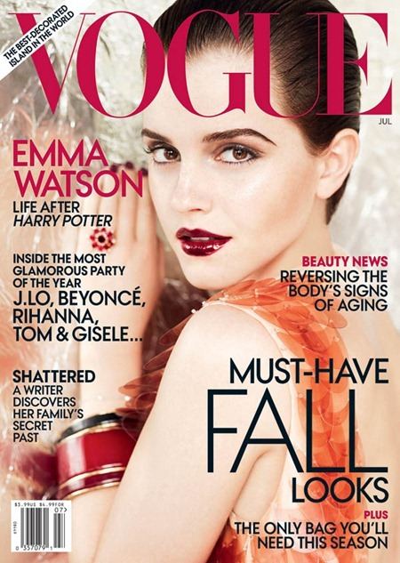 VOGUE MAGAZINE: EMMA WATSON IN "EMMA WATSON'S NEW DAY" BY PHOTOGRAPHER MARIO TESTINO