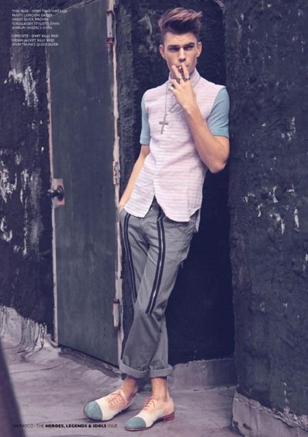 FIASCO MAGAZINE: ANDRE BENTZER IN "EMPIRE STATE" BY PHOTOGRAPHER GREG SWALES