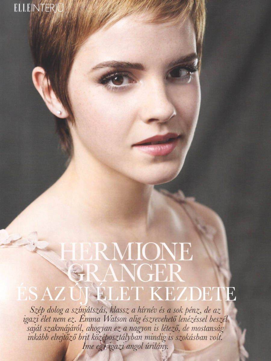 Emma watson @ Elle Hungary January 2012