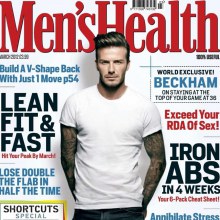 David Beckham @ Men's Health UK March 2012