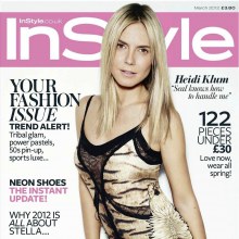 Heidi klum @ Instyle uk march 2012