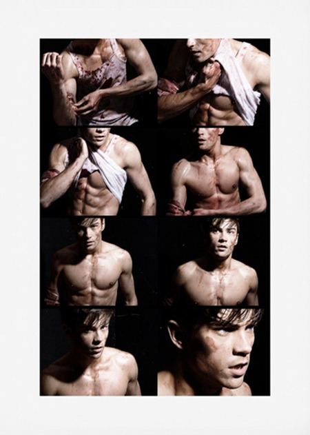 DORIAN MAGAZINE: RAPHAEL SANDER IN "SCREEN TEST" BY PHOTOGRAPHER ENOKAE