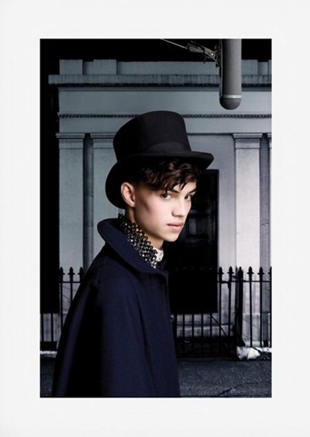 DORIAN MAGAZINE: RAPHAEL SANDER IN "SCREEN TEST" BY PHOTOGRAPHER ENOKAE