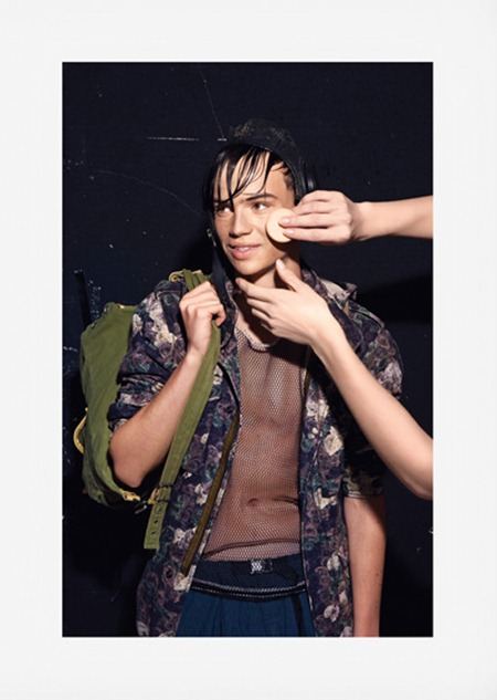 DORIAN MAGAZINE: RAPHAEL SANDER IN "SCREEN TEST" BY PHOTOGRAPHER ENOKAE