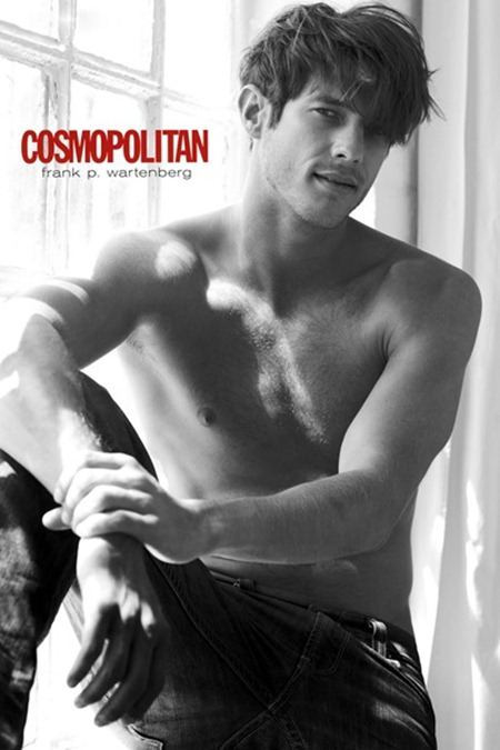 COSMOPOLITAN GERMANY: DOMENIQUE, GORAN & JAN FOR 2012 CALENDAR BY PHOTOGRAPHER FRANK WARTENBURG