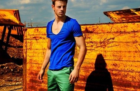 FASHION PHOTOGRAPHY: MARTIN PICHLER IN "TECHNICOLOR" BY PHOTOGRAPHER KOSMAS PAVLOS