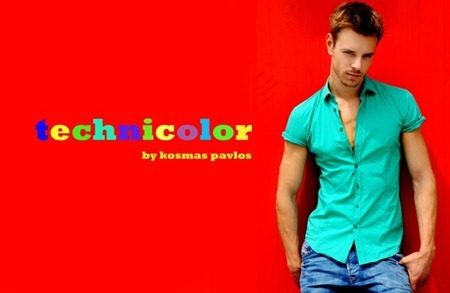 FASHION PHOTOGRAPHY: MARTIN PICHLER IN "TECHNICOLOR" BY PHOTOGRAPHER KOSMAS PAVLOS