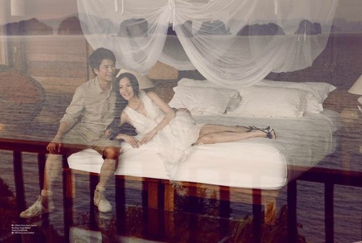 เกรซ มหาดำรงค์กุล & น.ท.จงเจต วัชรานันท์ @ HONEYMOON+TRAVEL no.116 January 2012