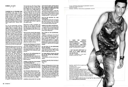 DORIAN MAGAZINE: BAPTISTE GIABICONI BY PHOTOGRAPHER BENJAMIN FALK