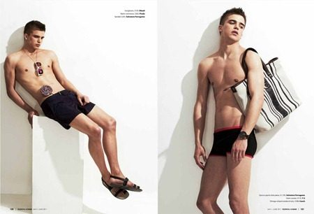 ESSENTIAL HOMME: RIVER VIIPERI IN "BOY OF SUMMER" BY PHOTOGRAPHER A.P. KIM