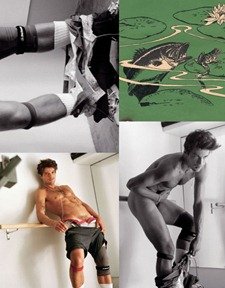 V MAN MAGAZINE: ALL THE SUITS YOU'LL NEED THIS SUMMER BY PHOTOGRAPHER BRUCE WEBER