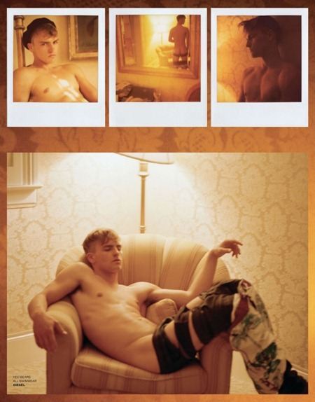 V MAN MAGAZINE: ALL THE SUITS YOU'LL NEED THIS SUMMER BY PHOTOGRAPHER BRUCE WEBER