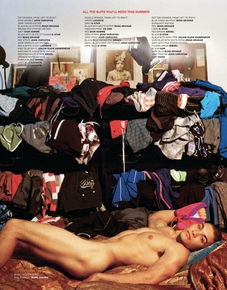 V MAN MAGAZINE: ALL THE SUITS YOU'LL NEED THIS SUMMER BY PHOTOGRAPHER BRUCE WEBER