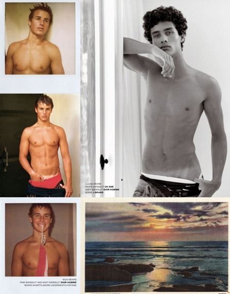 V MAN MAGAZINE: ALL THE SUITS YOU'LL NEED THIS SUMMER BY PHOTOGRAPHER BRUCE WEBER