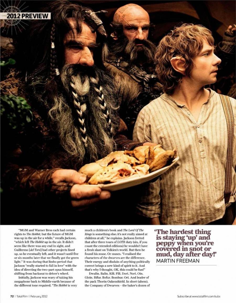 The Hobbit :Total Film issue189 February 2012