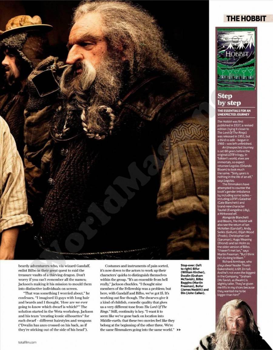 The Hobbit :Total Film issue189 February 2012