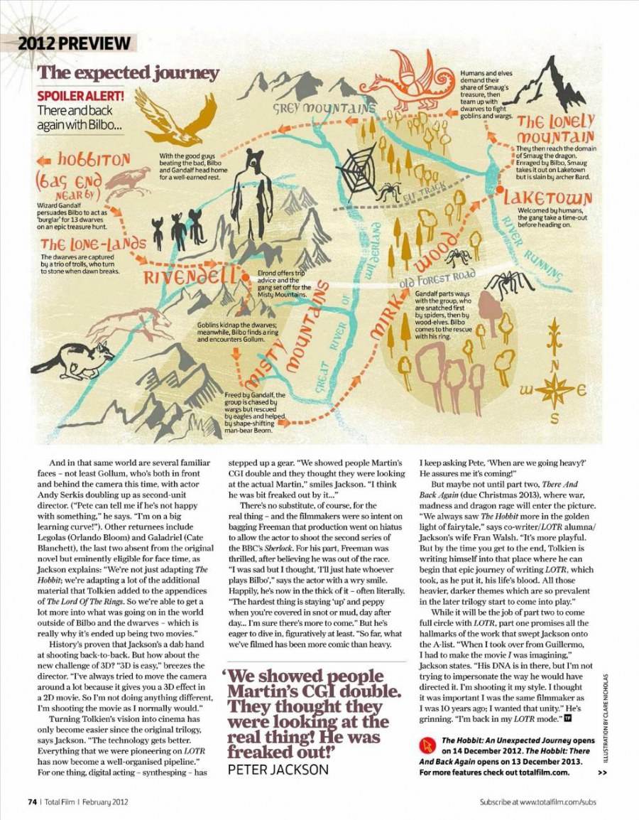 The Hobbit :Total Film issue189 February 2012