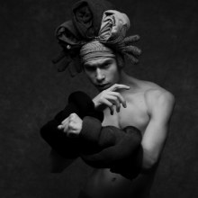 FIASCO HOMME MAGAZINE: ELLIOT JOSEPH RENTZ IN  DRESS UP  BY PHOTOGRAPHER DIEGO INDRACCOLO