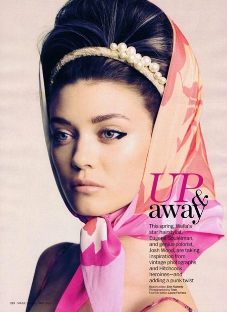 MARIE CLAIRE MAGAZINE: DIANA MOLDOVAN IN "UP AND AWAY" BY PHOTOGRAPHER TESH