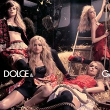 WE ♥ DOLCE & GABBANA*: CAROLINE TRENTINI, RAQUEL ZIMMERMANN, DOUTZEN KROES & LILY DONALDSON BY PHOTO