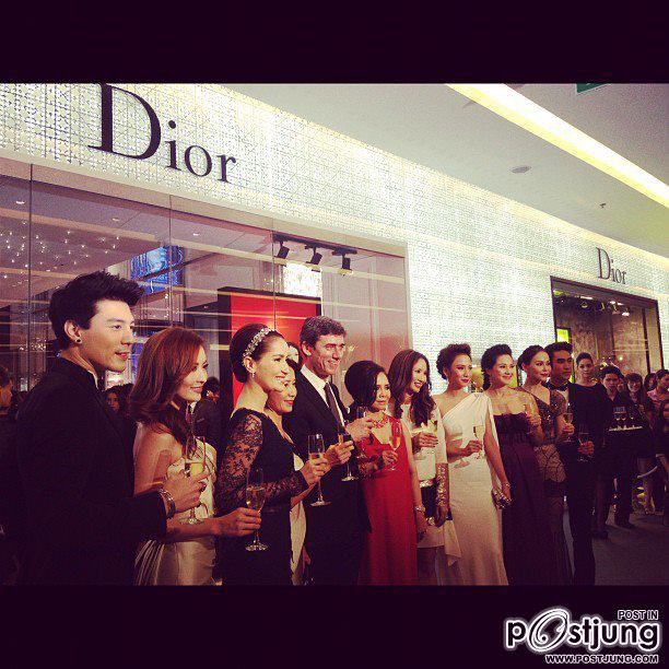 "อั้ม พัชราภา"เเละเหล่าคนบันเทิง@Dior....!!