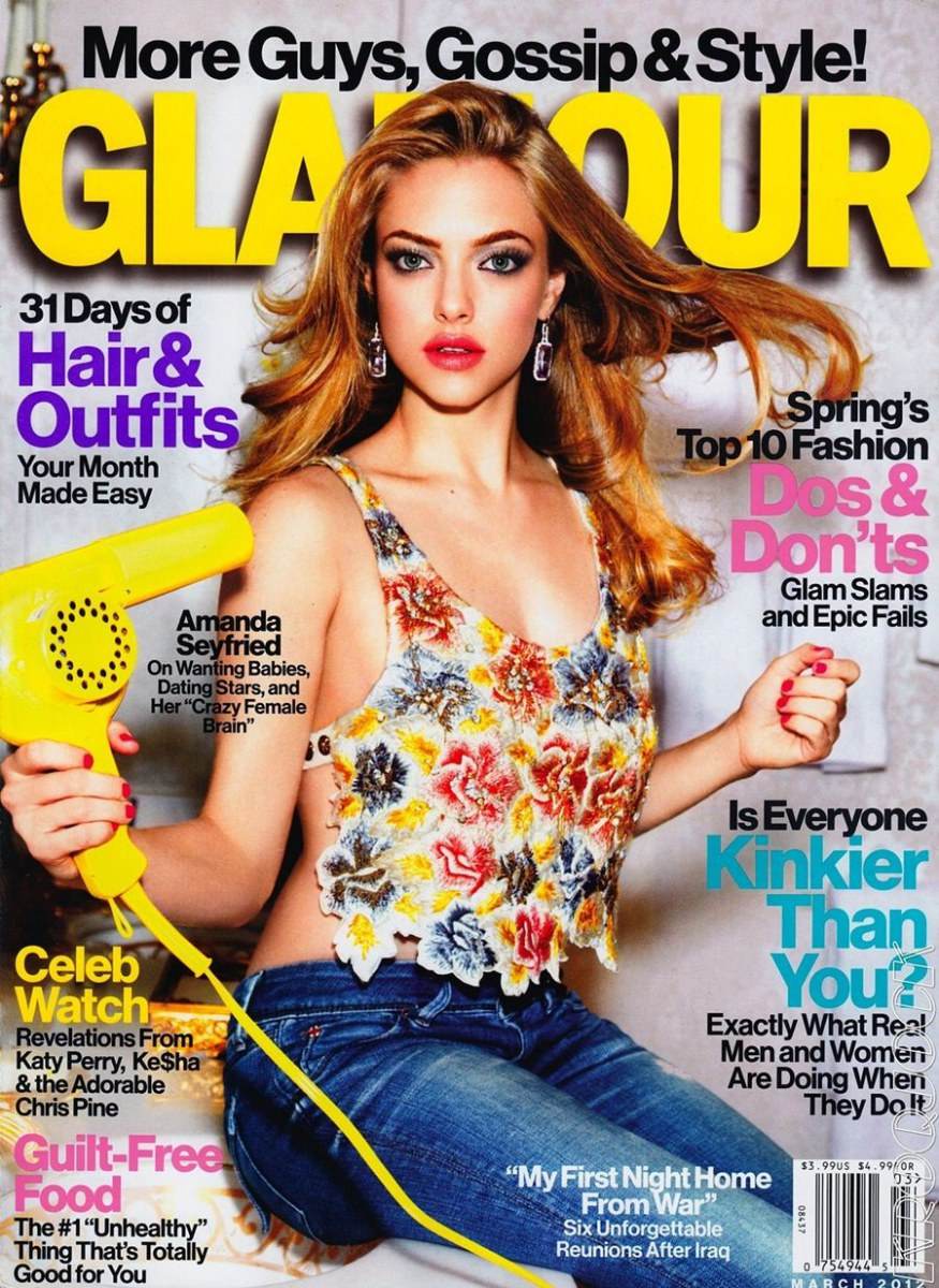 Amanda Seyfried @ Glamour magazine US March 2012