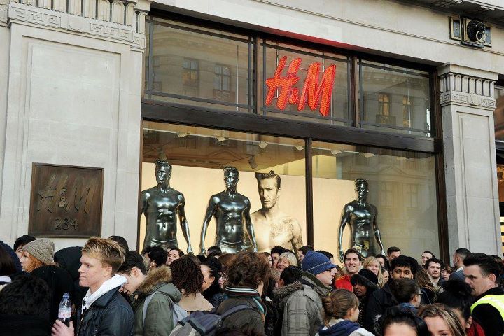 David Beckham : Bodywear for H&M Event at London