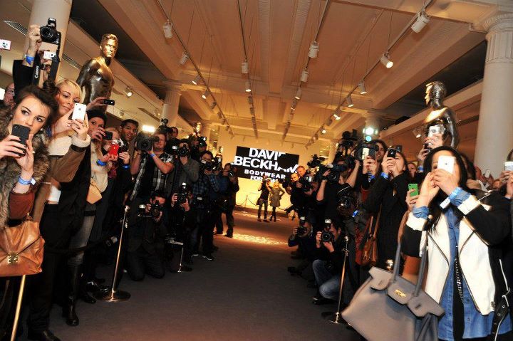 David Beckham : Bodywear for H&M Event at London