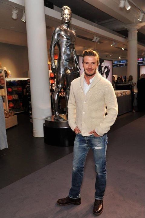 David Beckham : Bodywear for H&M Event at London
