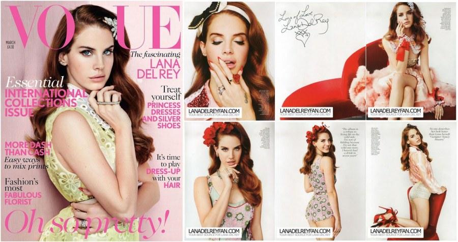 Lana Del Rey @ Vogue UK March 2012