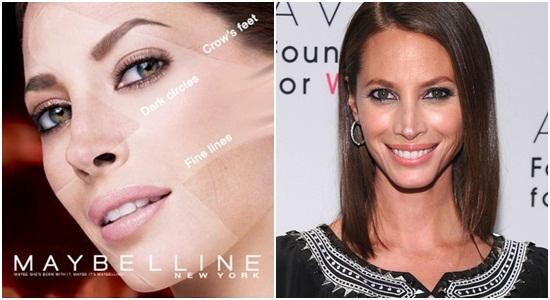 คริสตี้ เธอร์ลิงตัน - รีทัชเกินจริง