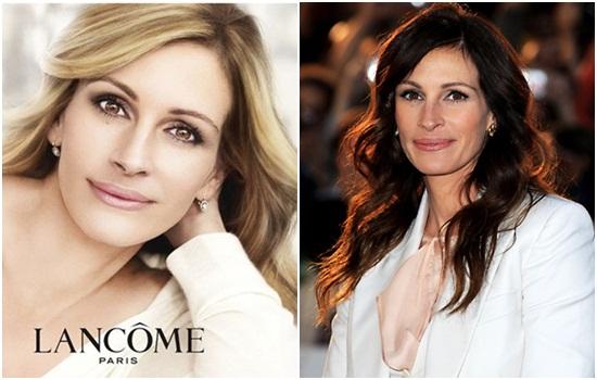 จูเลีย โรเบิร์ตส - รีทัชเกินจริง