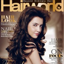 ซาร่า เล็กจ์ @ HAIR WORLD  no.38 January 2012