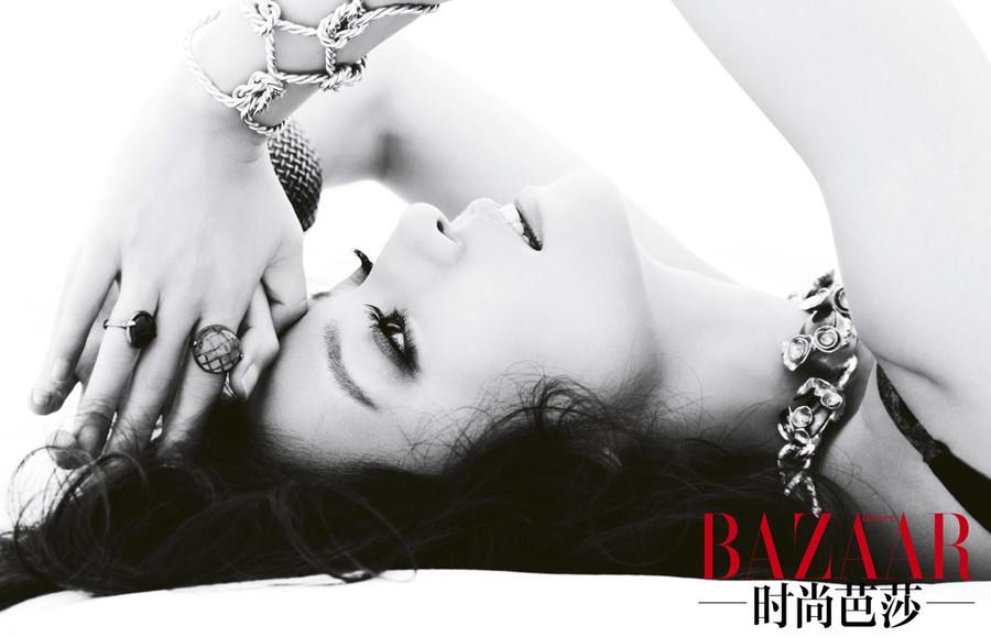 Zhao Wei & Huang Xiaoming @ Harper’s Bazaar China magazine February 2012