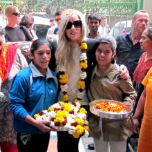 Lady Gaga ตอนไปที่ India