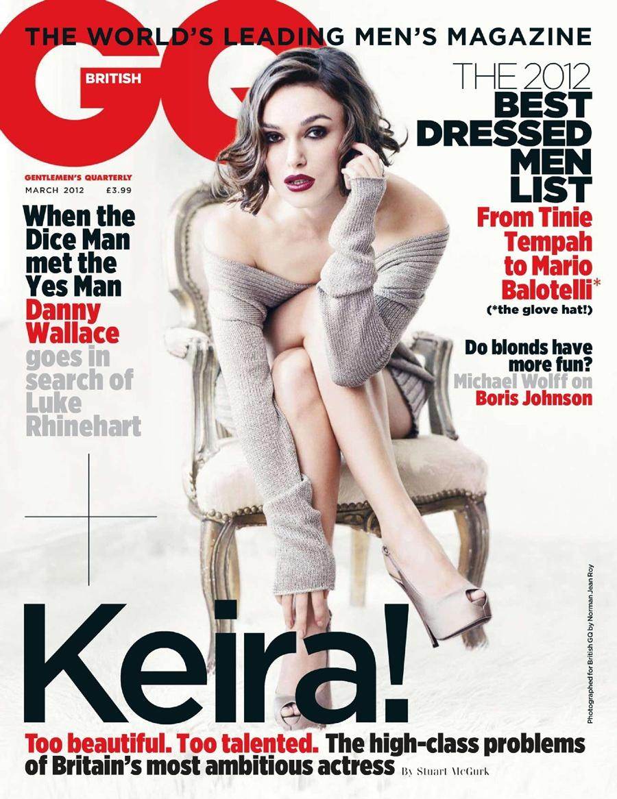Keira Knightley @ GQ British Magazine March 2012