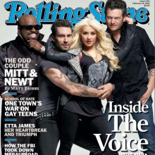 Three men & a diva @ Rolling Stone issue 1150 February 2012