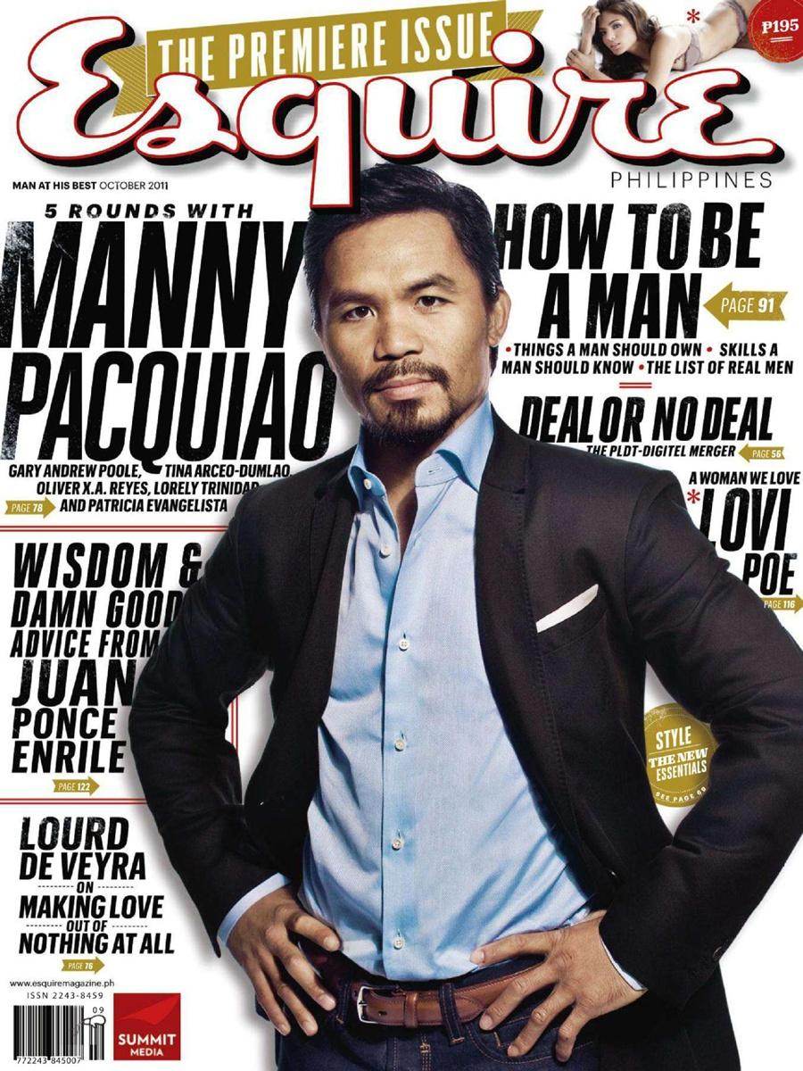 Manny Pacquiao @ Esquire Philippines October 2011