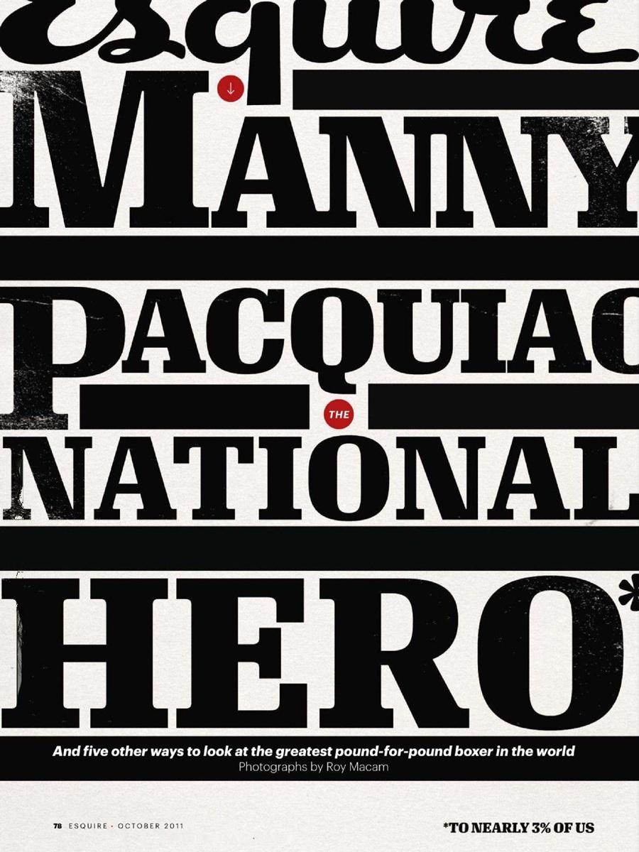 Manny Pacquiao @ Esquire Philippines October 2011