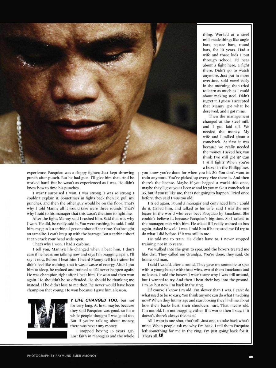 Manny Pacquiao @ Esquire Philippines October 2011