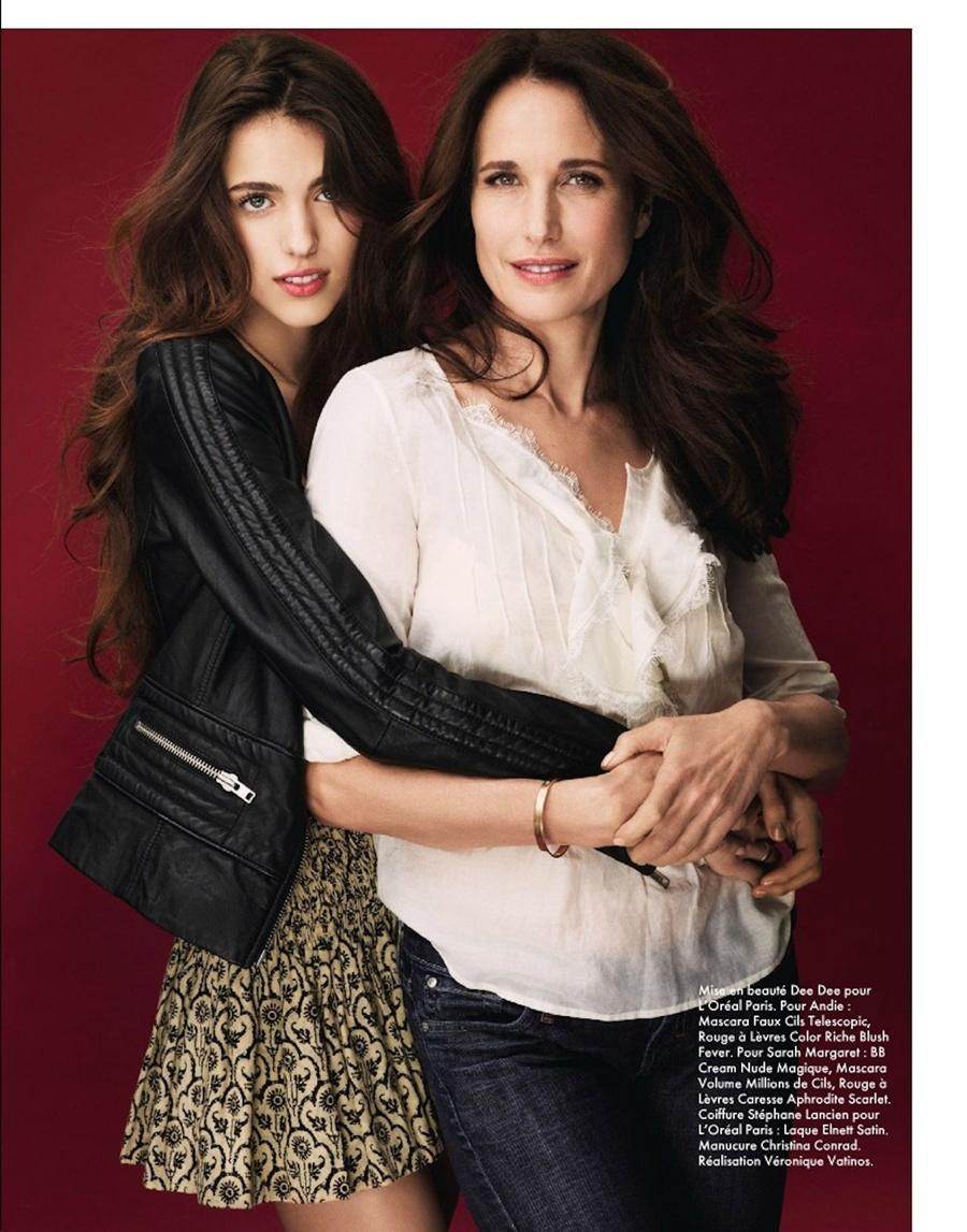 Andie macdowell @ Elle France February 2012