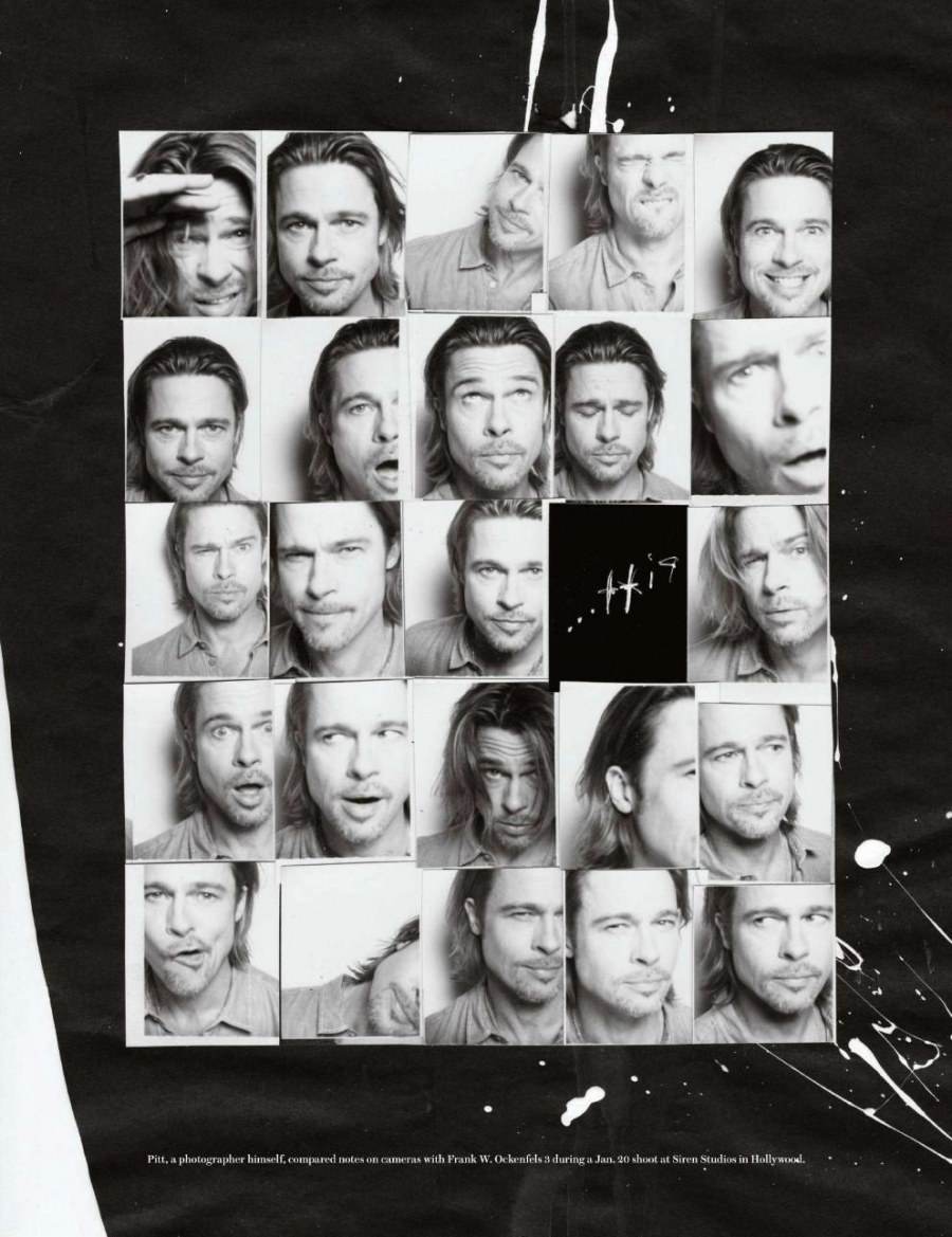Brad Pitt @ The Hollywood Reporter US February 2012