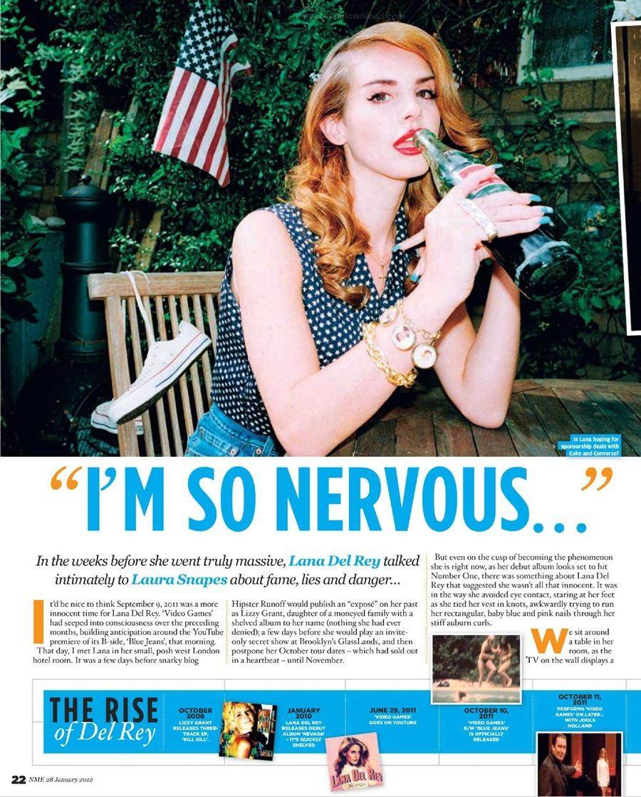 Lana Del Rey @ NME US January 2012