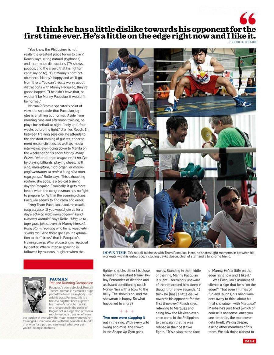 Manny Pacquiao @ Men's Health philippines November 2011