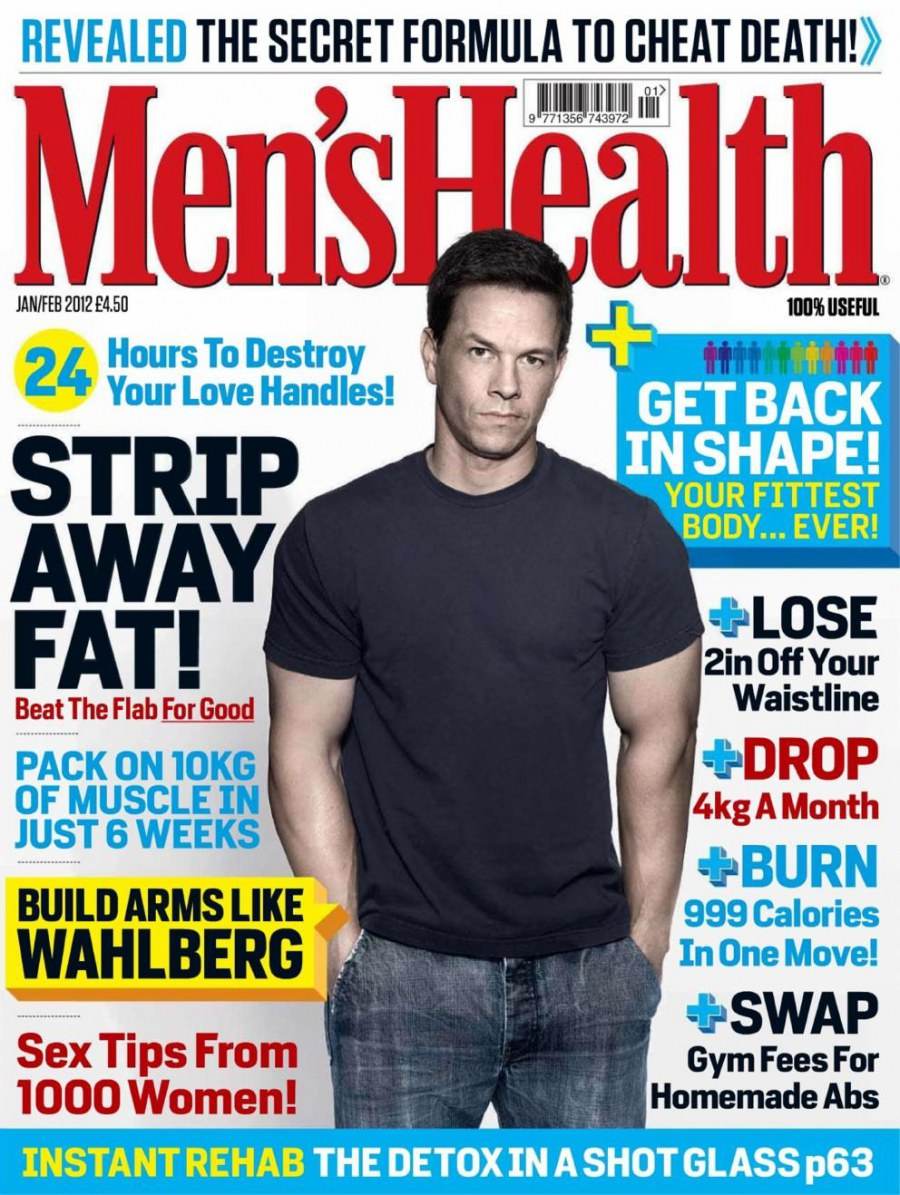 Mark Wahlberg @ Men's Health UK Jan/Feb 2012