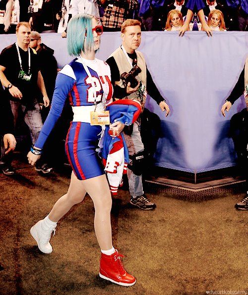 Katy Perry At the Super Bowl
